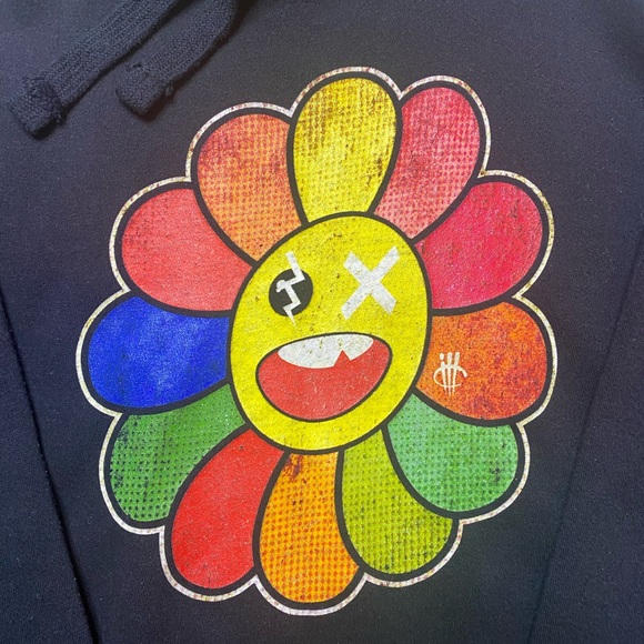Takashi Murakami x KAWS x JBalvin Inspired Hoodie - Picture 2 of 8
